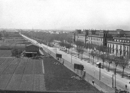 Cuartel Lepanto en Montjuïc, 1955
